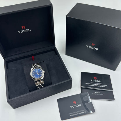 Tudor Tudor Royal 34 mm 28400-0006 Blauer römischer Stahl 2023