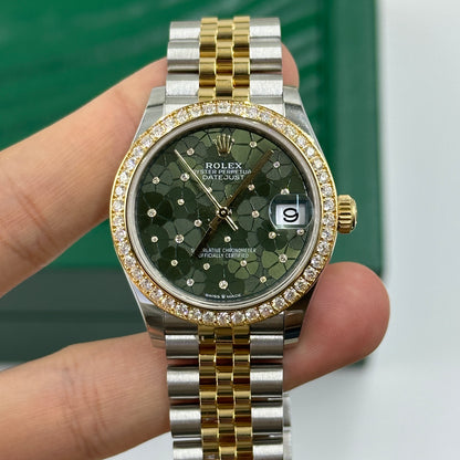 Rolex Datejust 31 278383RBR Grünes Blumenjubiläum 2023