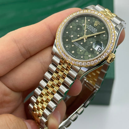 Rolex Datejust 31 278383RBR Grünes Blumenjubiläum 2023