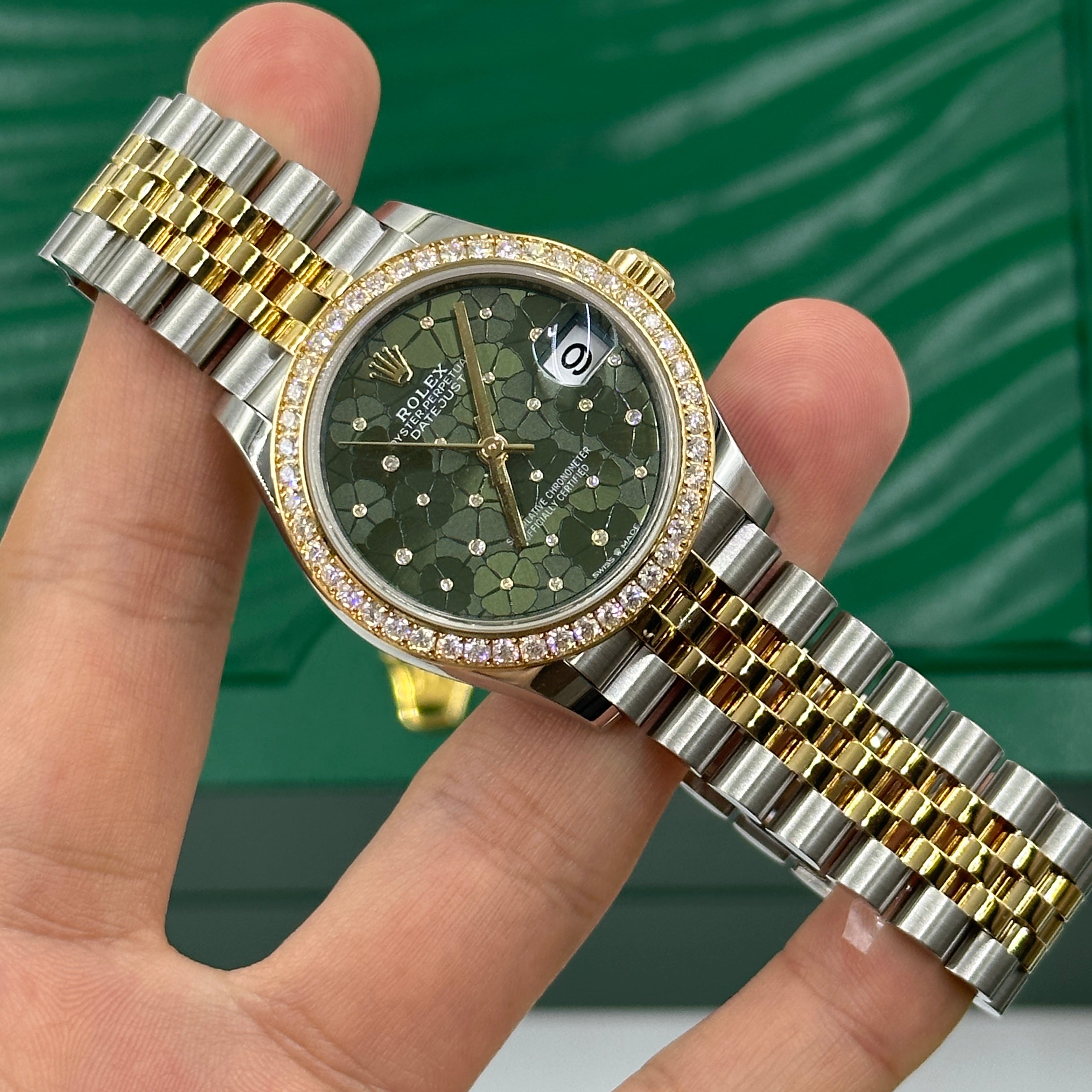 Rolex Datejust 31 278383RBR Grünes Blumenjubiläum 2023