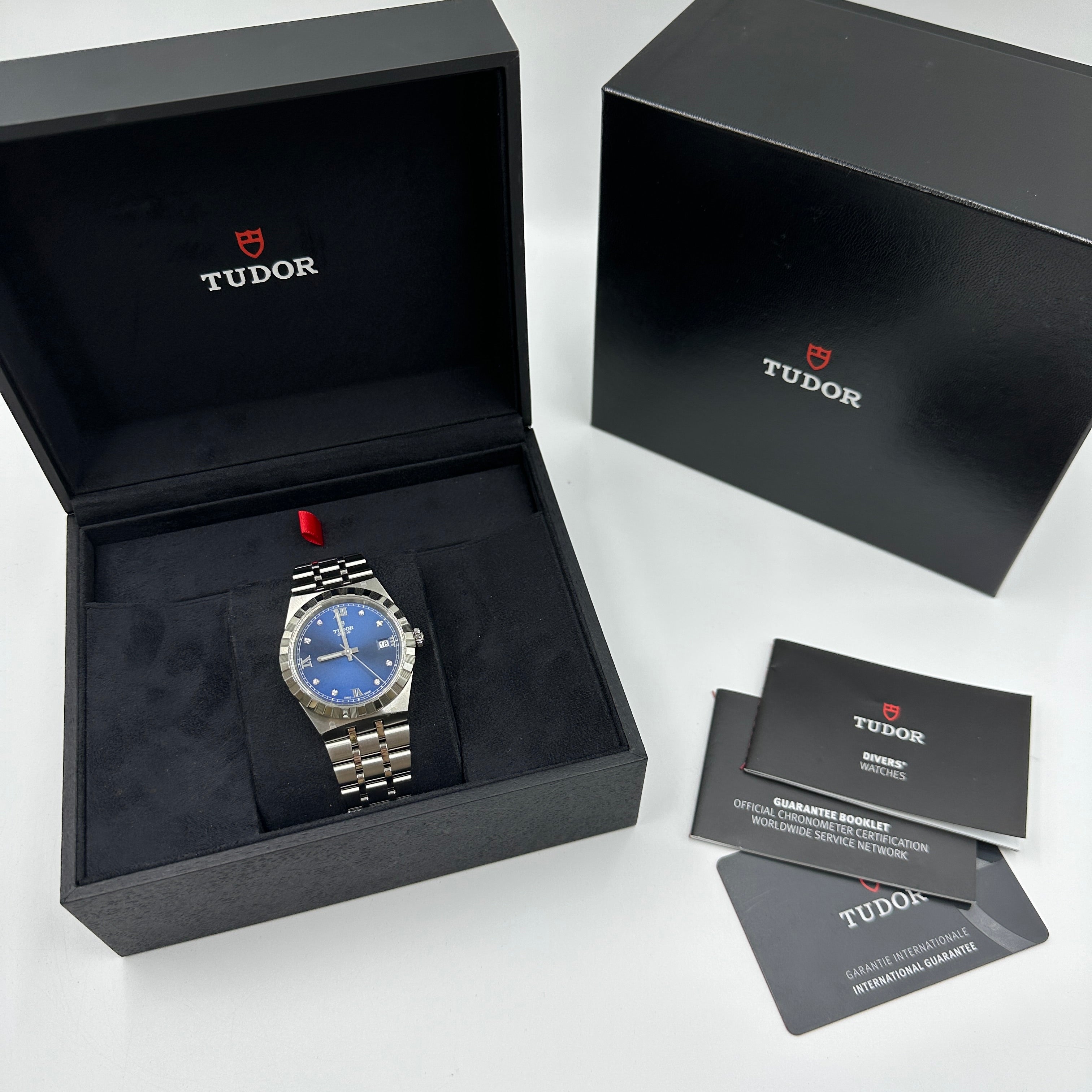 Tudor Tudor Royal 38 mm 28500-0006 Blaue Diamanten Stahl 2024