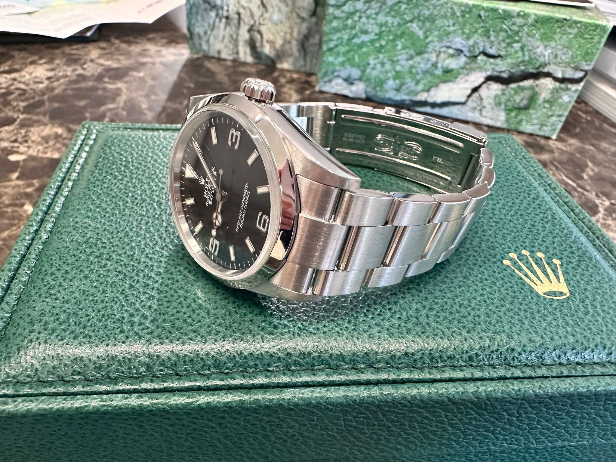 Rolex Explorer 114270 Schwarz