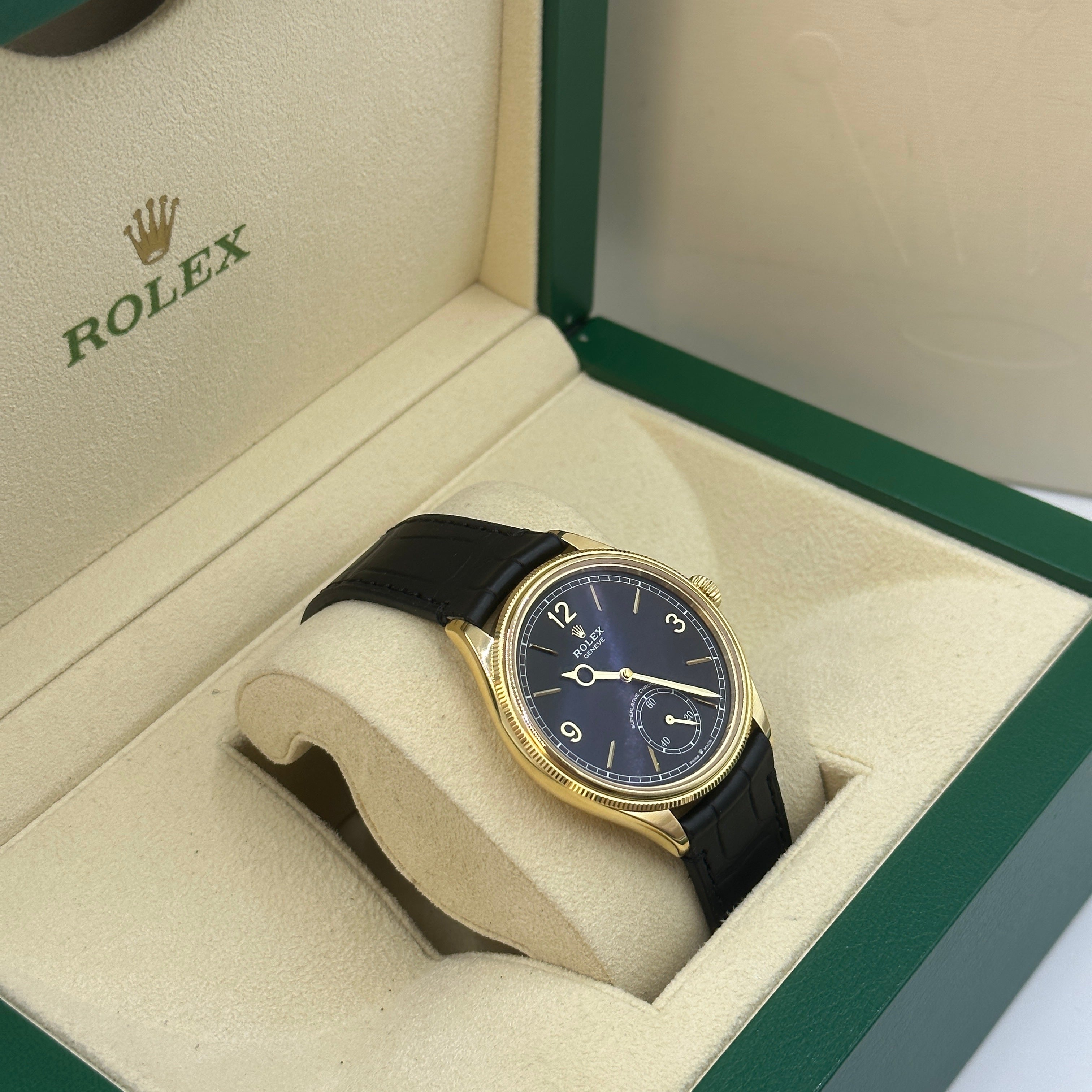 Rolex 1908 39 mm 52508-0002 Schwarz 2025