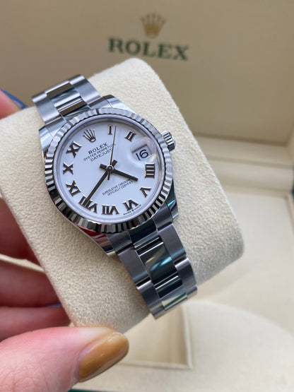Rolex Datejust 31 278274 Weiße römische Auster 2025