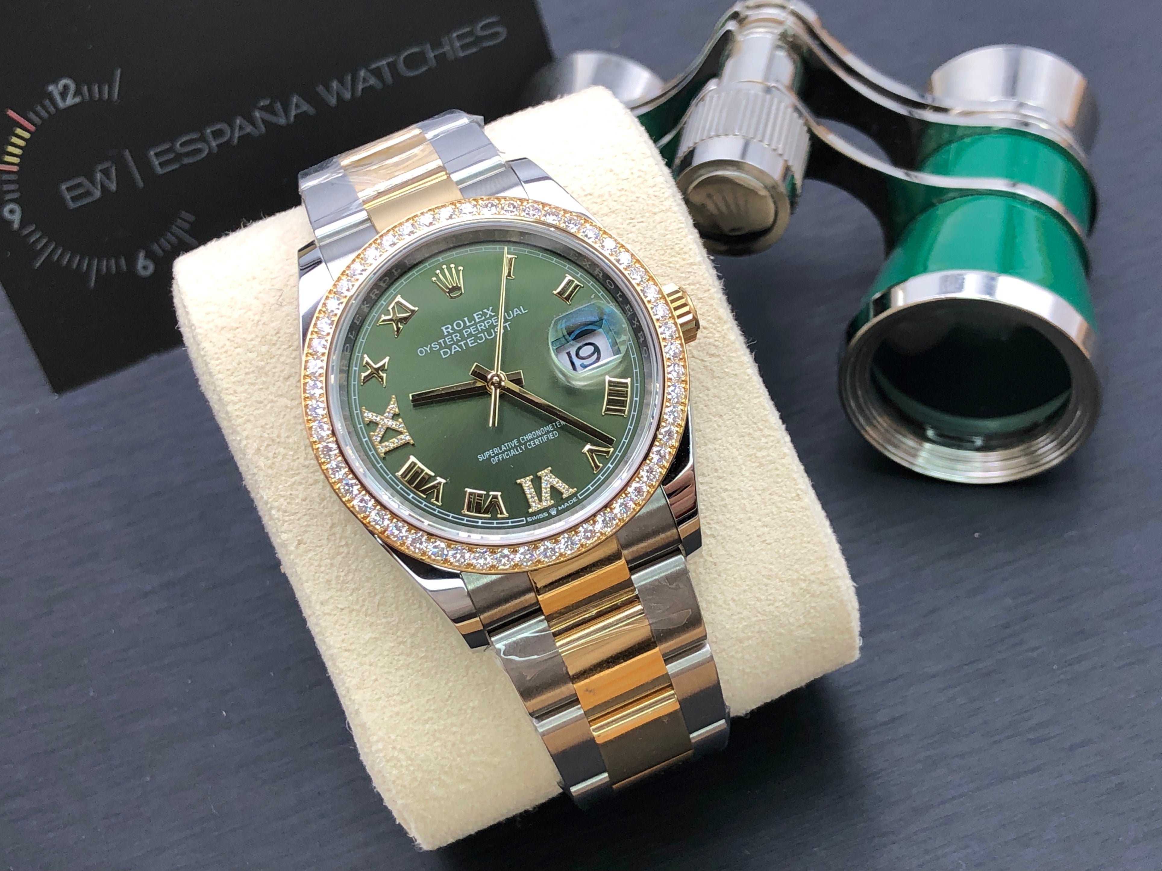 Rolex Datejust 36 126283RBR Grüne VIIX Oyster 2024