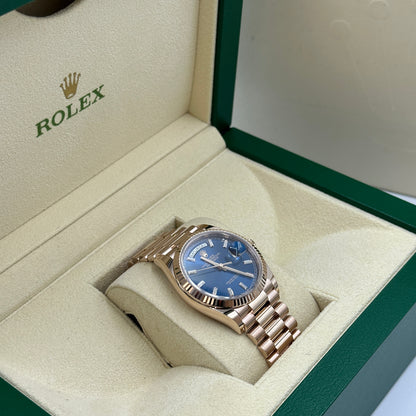 Rolex Day-Date 36 36mm 128235A Blau 2024