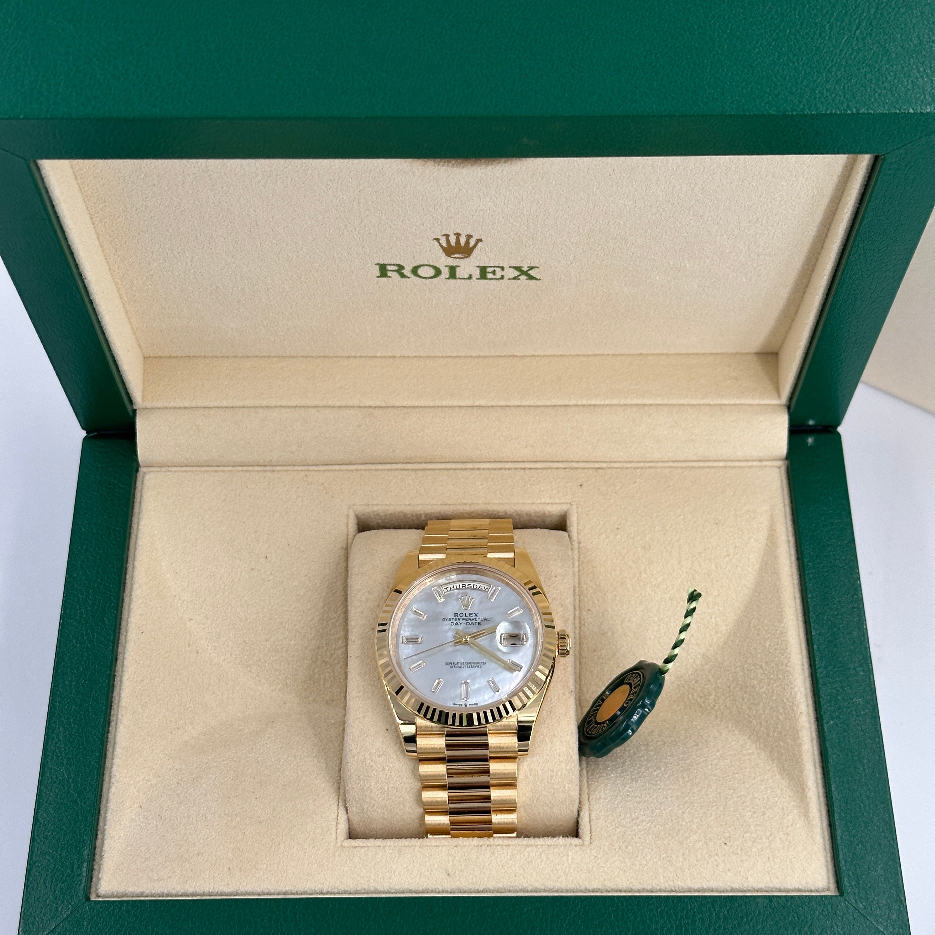 Rolex Day-Date 40 40 mm 228238 Silber Index 2023