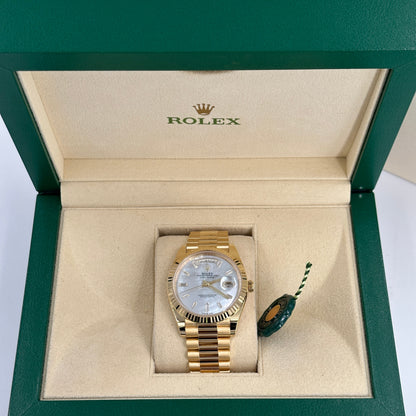 Rolex Day-Date 40 40 mm 228238 Silber Index 2023