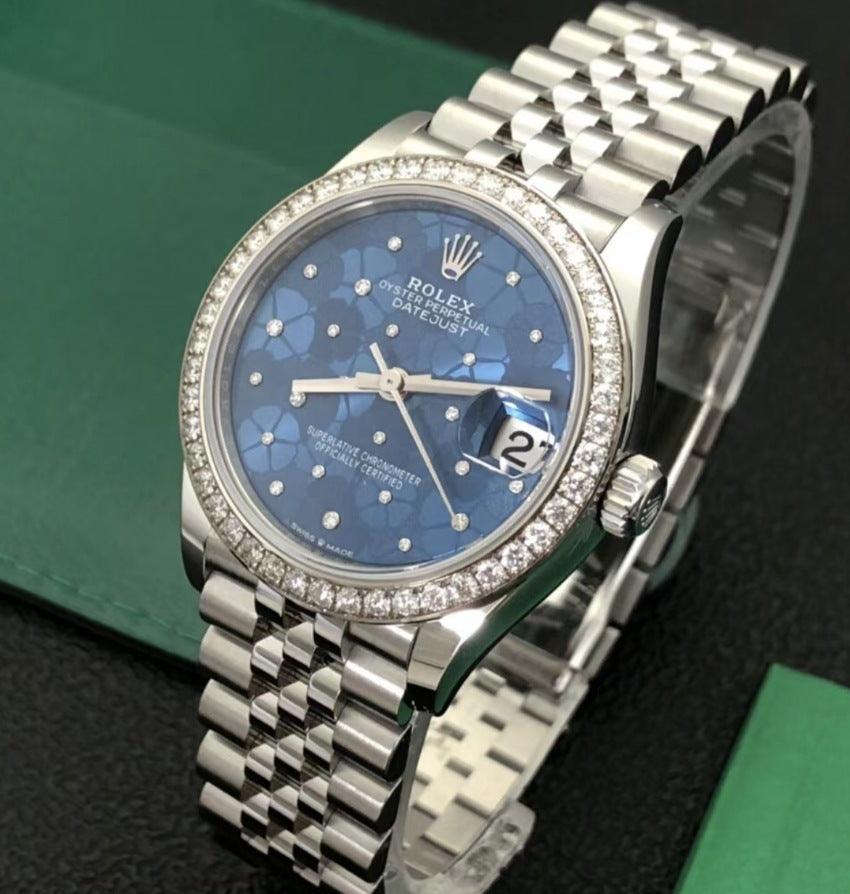 Rolex Datejust 31 278384RBR Blaue Blume Jubiläum 2025