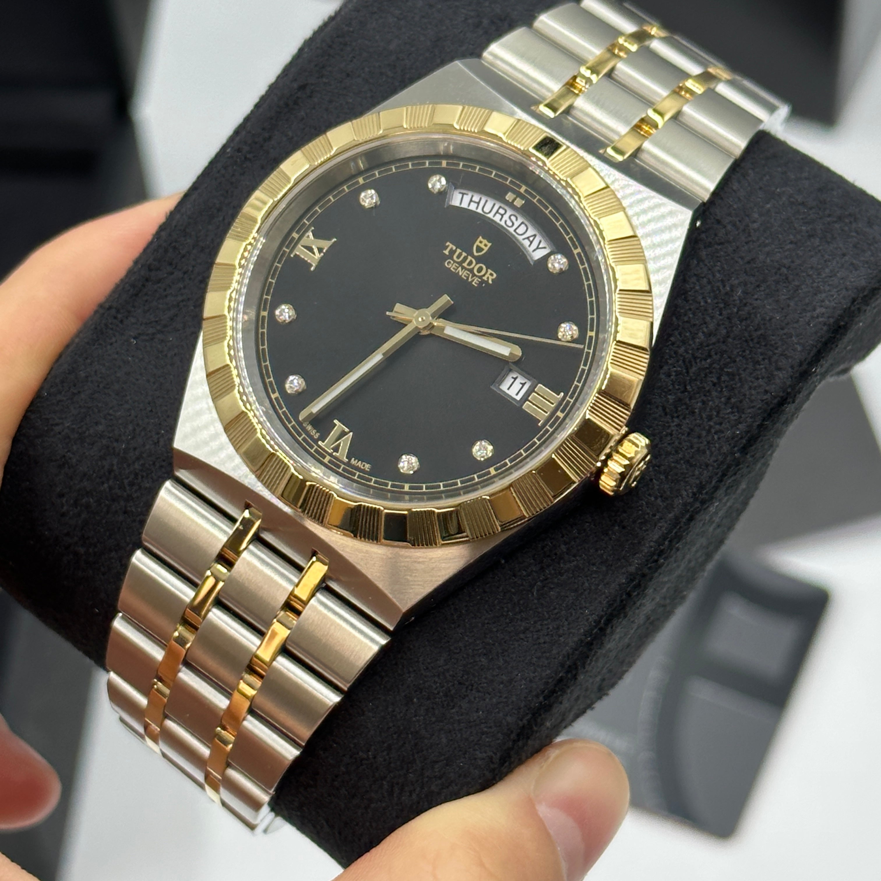 Tudor Tudor Royal 41 mm 28603-0005 Schwarze Diamanten 2023