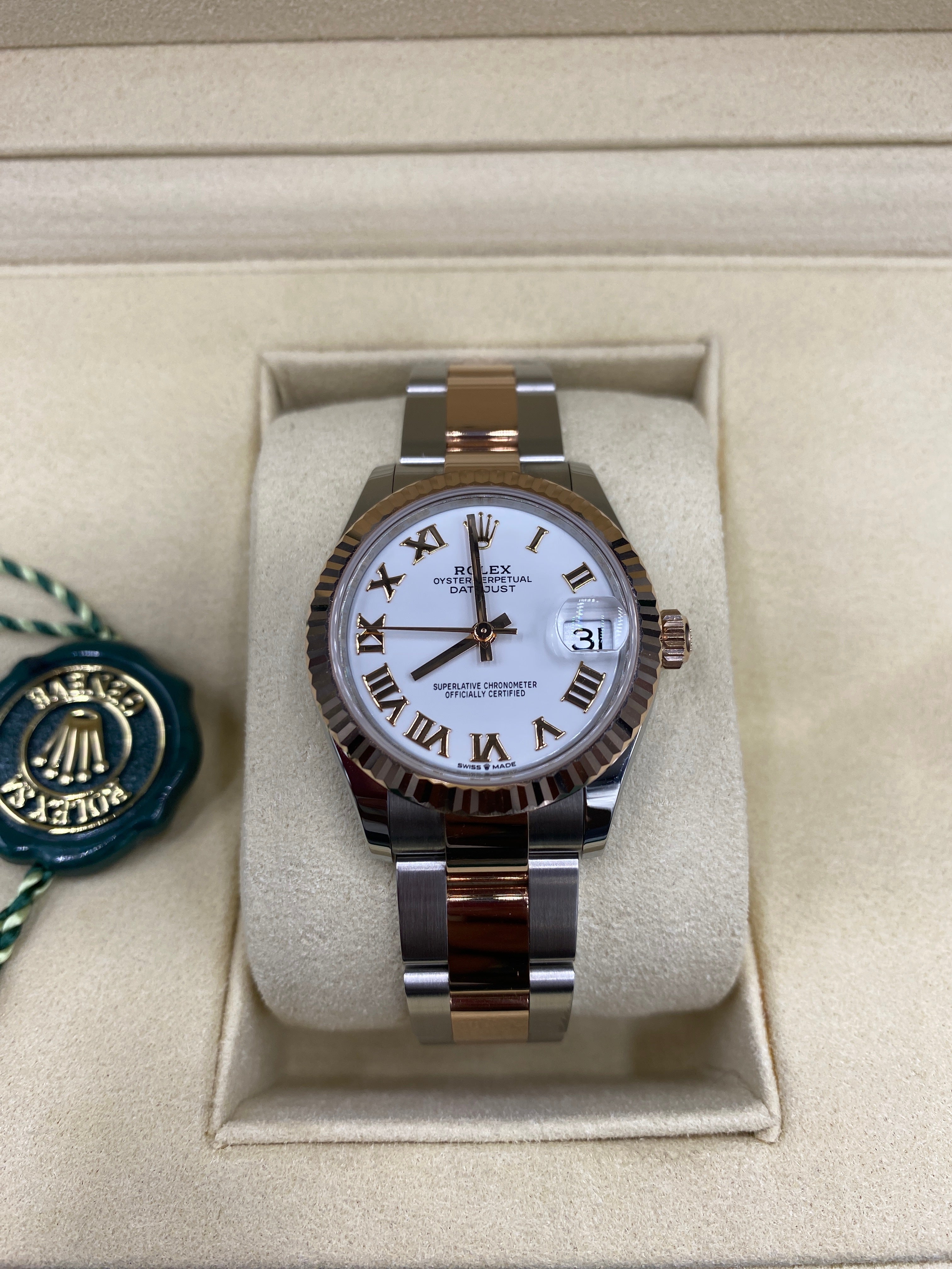 Rolex Datejust 31 278271 Weiße römische Auster 2025