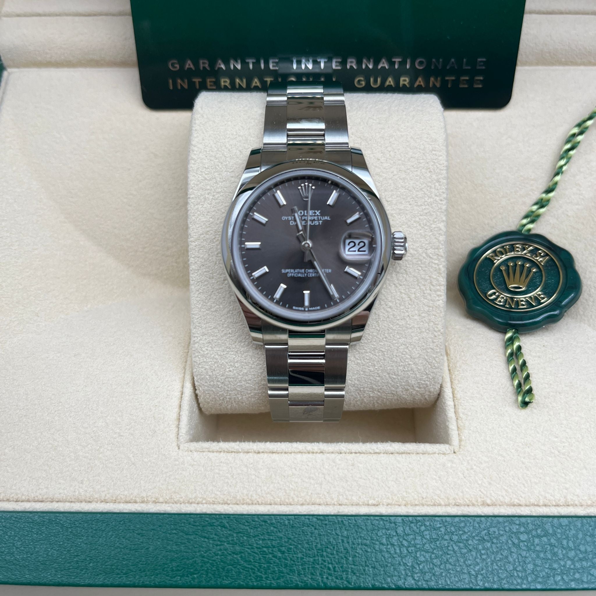 Rolex Datejust 31 278240 Grau Index Oyster 2025