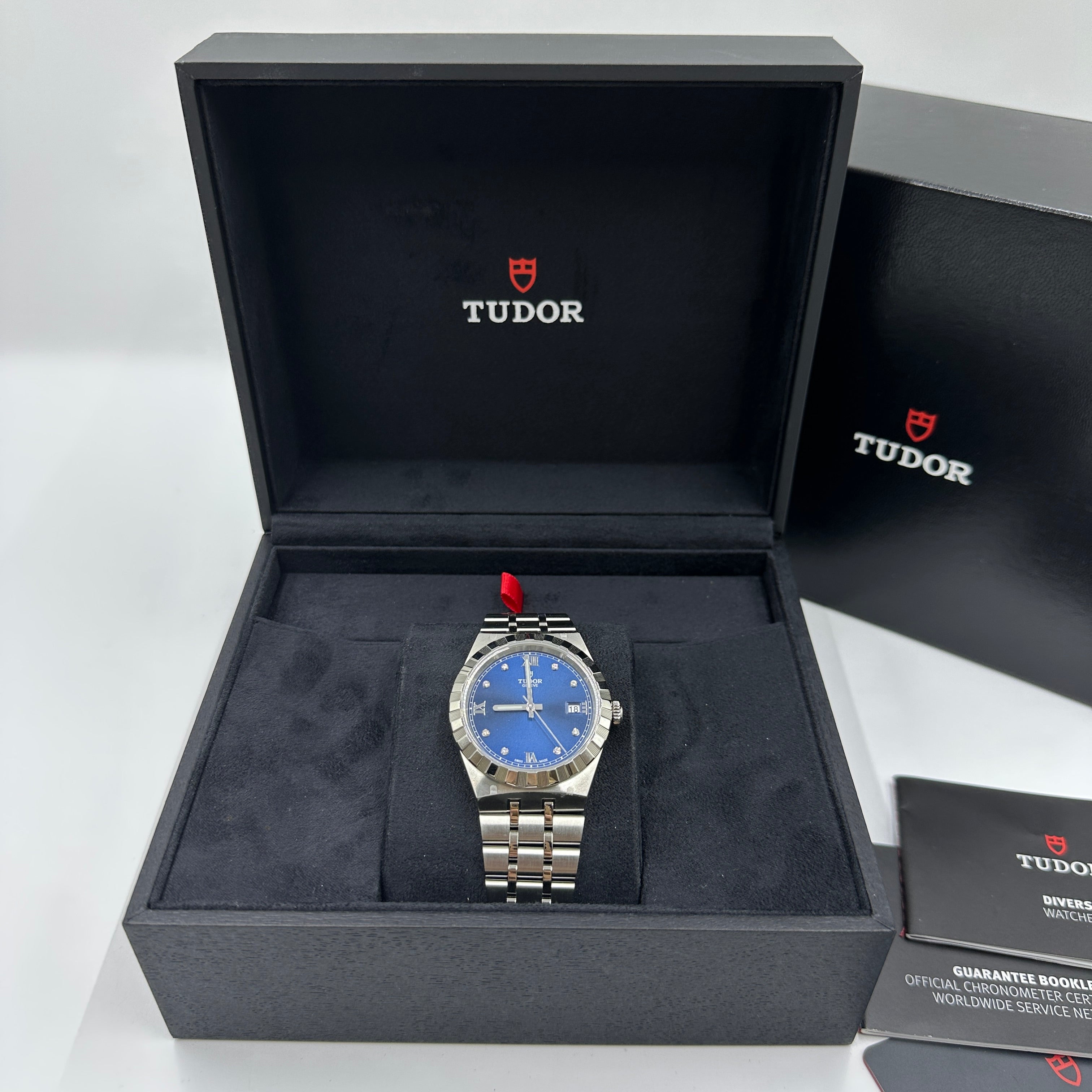 Tudor Tudor Royal 38 mm 28500-0006 Blaue Diamanten Stahl 2024