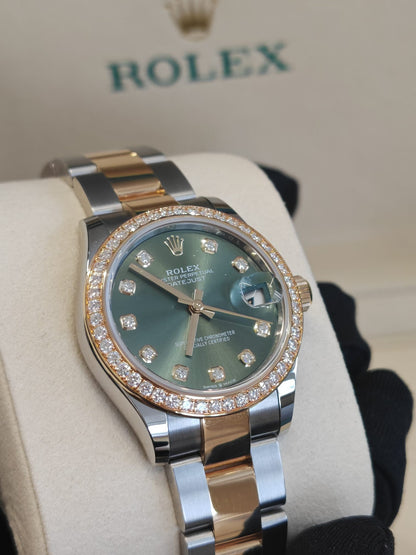 Rolex Datejust 31  278383RBR G GREEN Oyster 2026