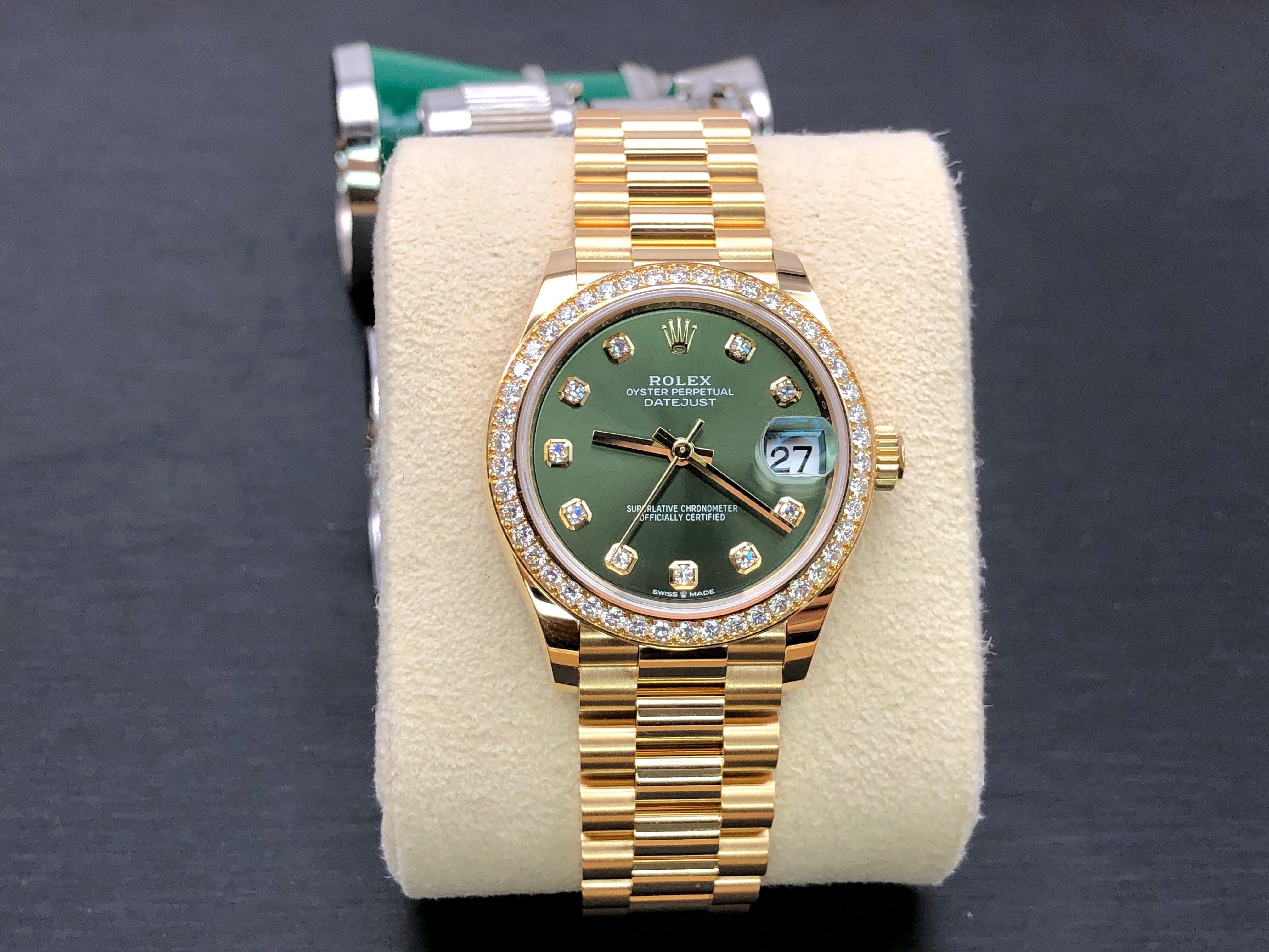 Rolex Datejust 31 278288RBR Diamonds Green m278288rbr-0007 2026