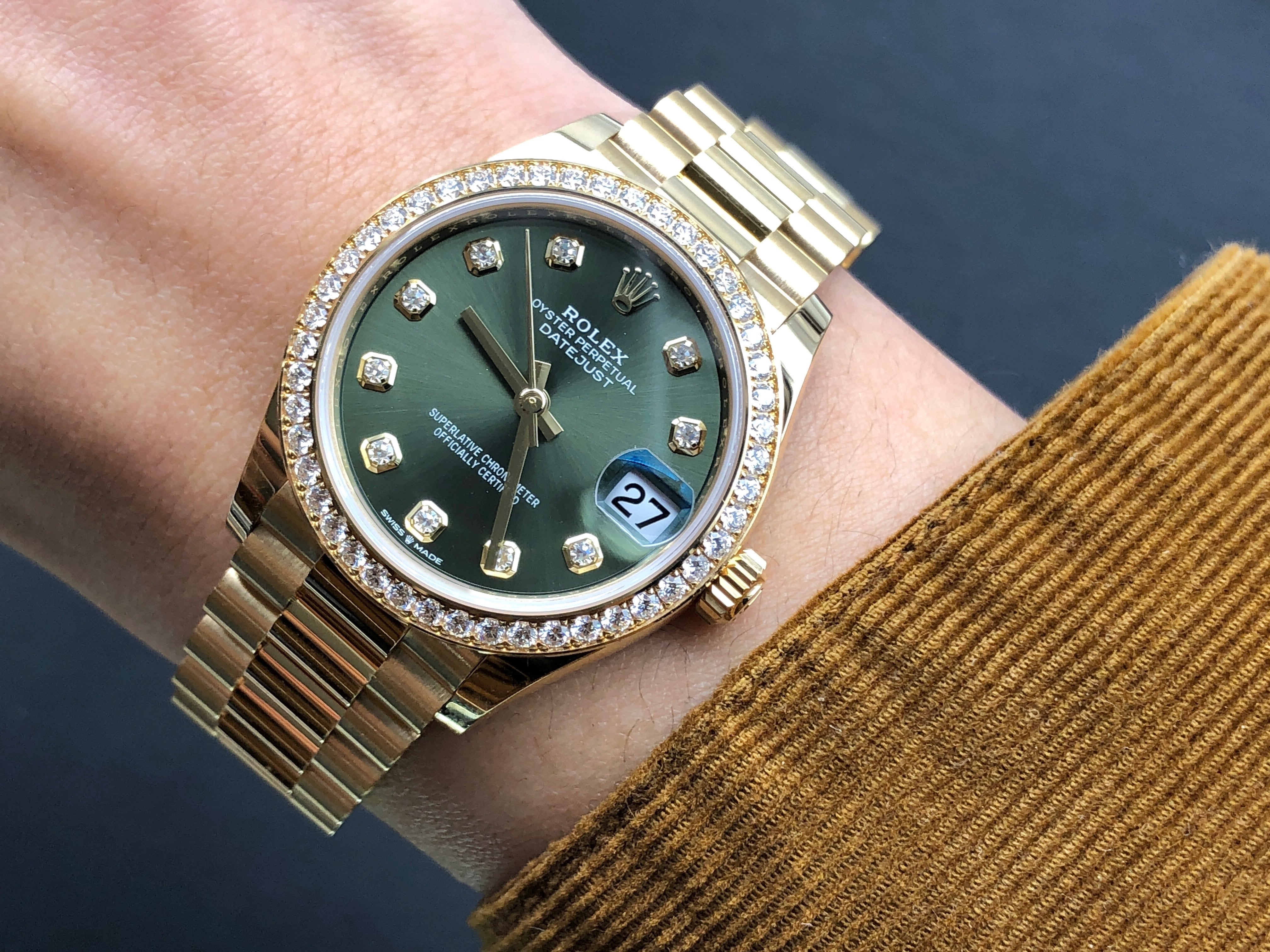 Rolex Datejust 31 278288RBR Diamonds Green m278288rbr-0007 2026