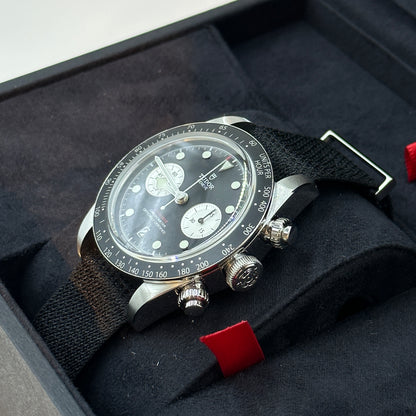 Tudor Black Bay Chrono 41 mm 79360N-0007 Schwarz gewebt 2023
