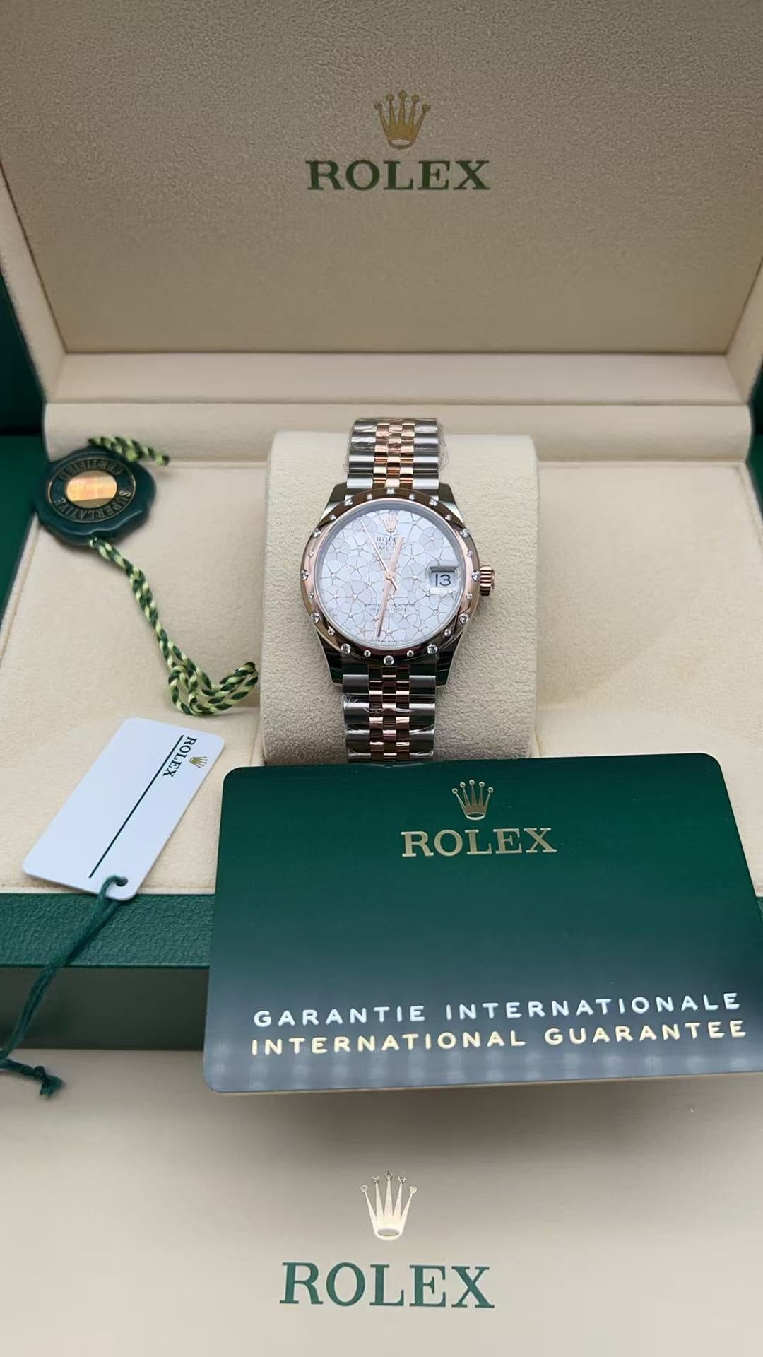 Rolex Datejust 31 278341RBR Silberne Blumenauster 2025