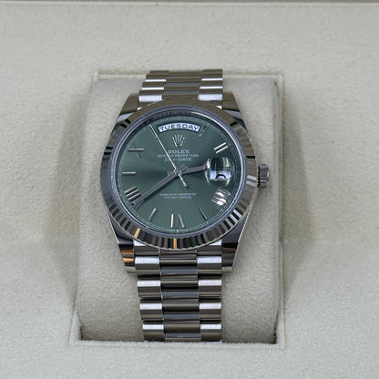 Rolex Day-Date 40 40 mm 228239 Grün Roman 2024