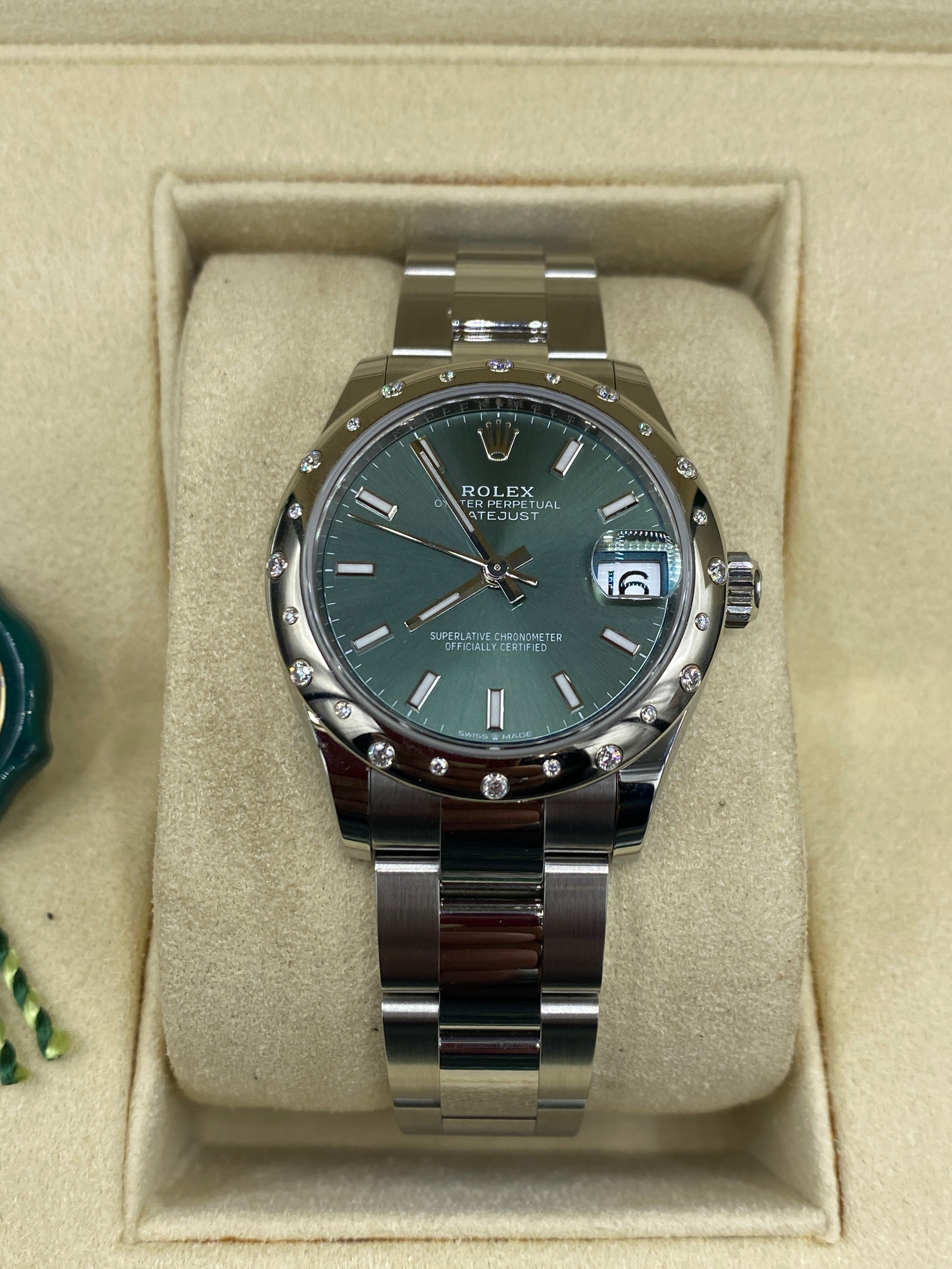Rolex Datejust 31 278344RBR Grüner Index Oyster 2024