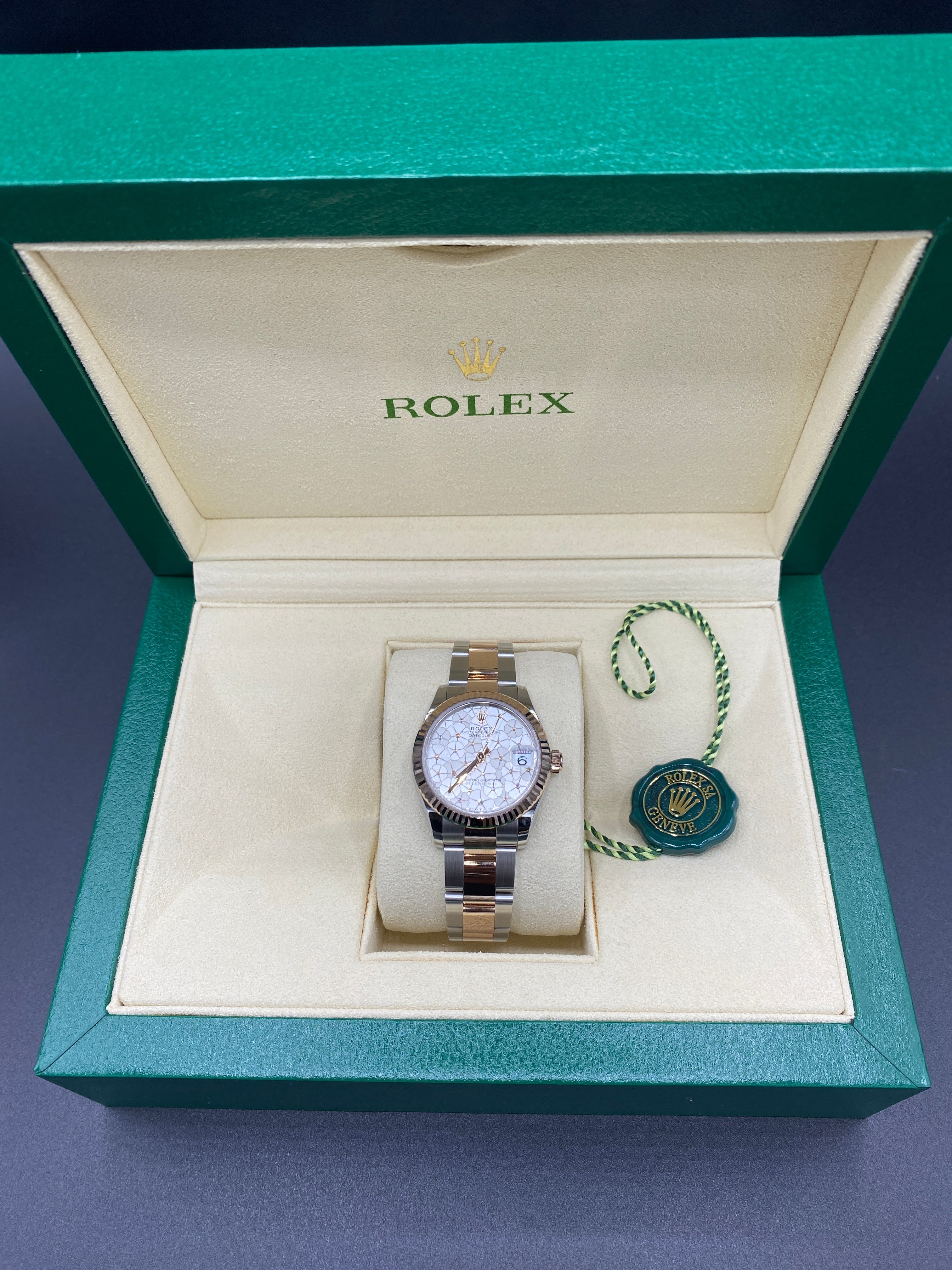 Rolex Datejust 31 278271 Silber Floral Oyster 2024