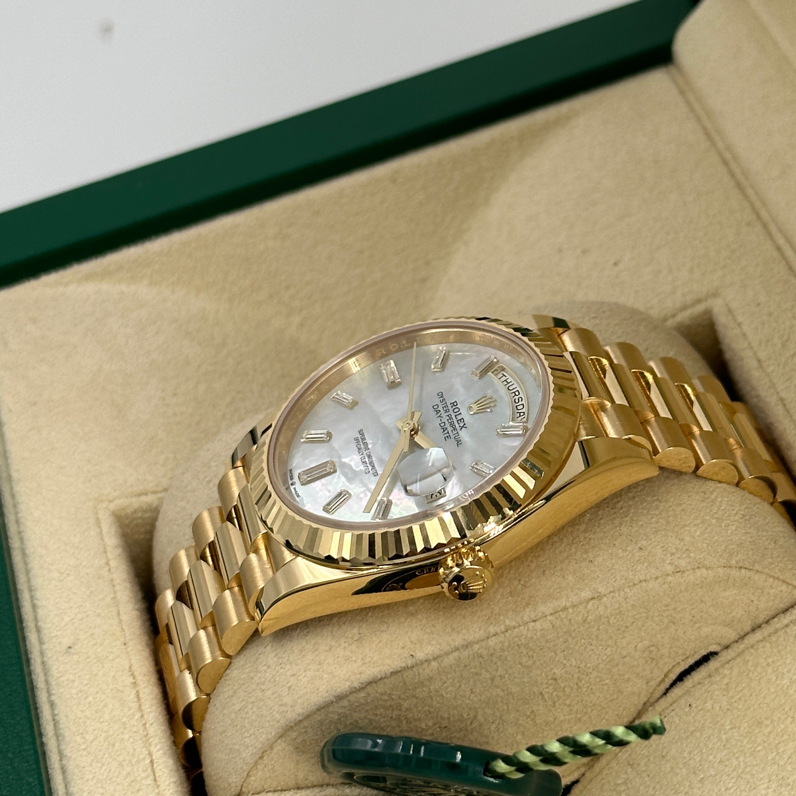 Rolex Day-Date 40 40 mm 228238 Silber Index 2023