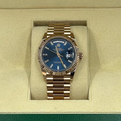 Rolex Day-Date 36 36mm 128235A Blau 2024