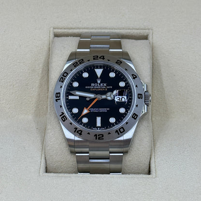 Rolex Explorer II 42 mm 226570 Schwarz 2023