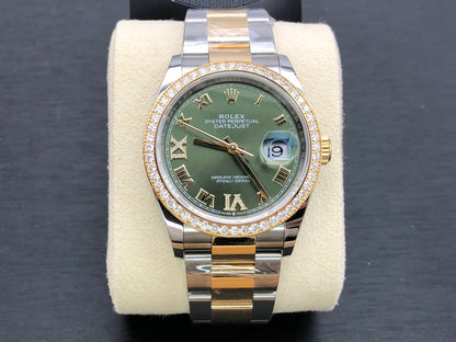 Rolex Datejust 36 126283RBR Grüne VIIX Oyster 2024