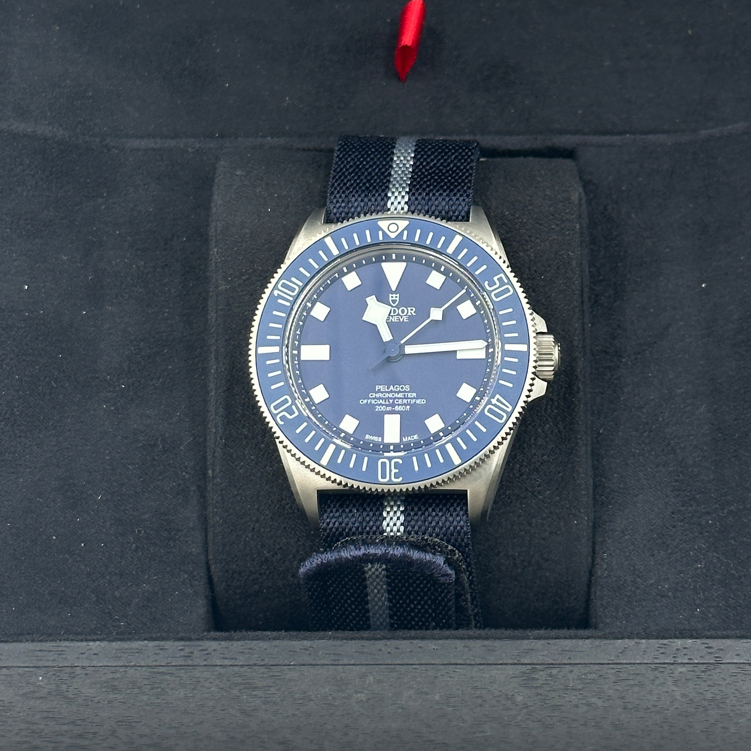 Tudor Pelagos FXD 42 mm 25707B/24 Blauer Stoff 2024