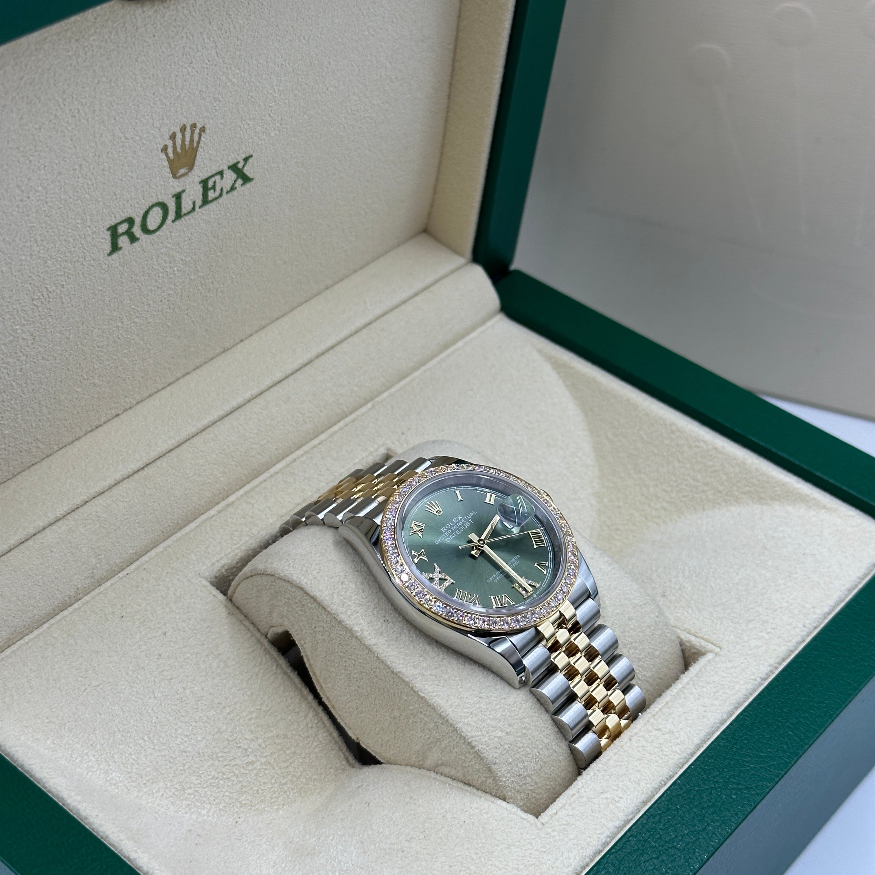Rolex Datejust 36 126283RBR Grün VIIX Jubiläum 2024