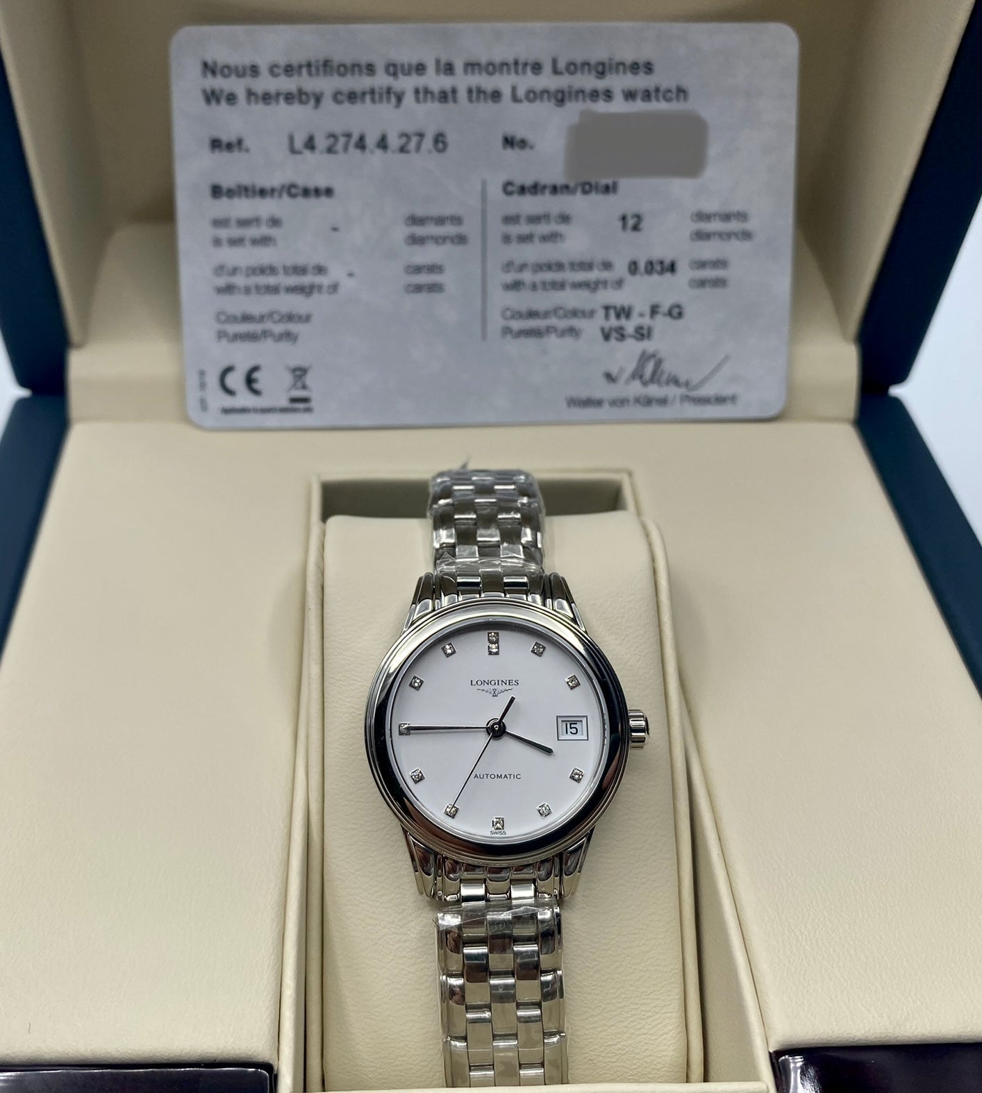 Longines Flaggschiff 26 mm L4.274.4.27.6