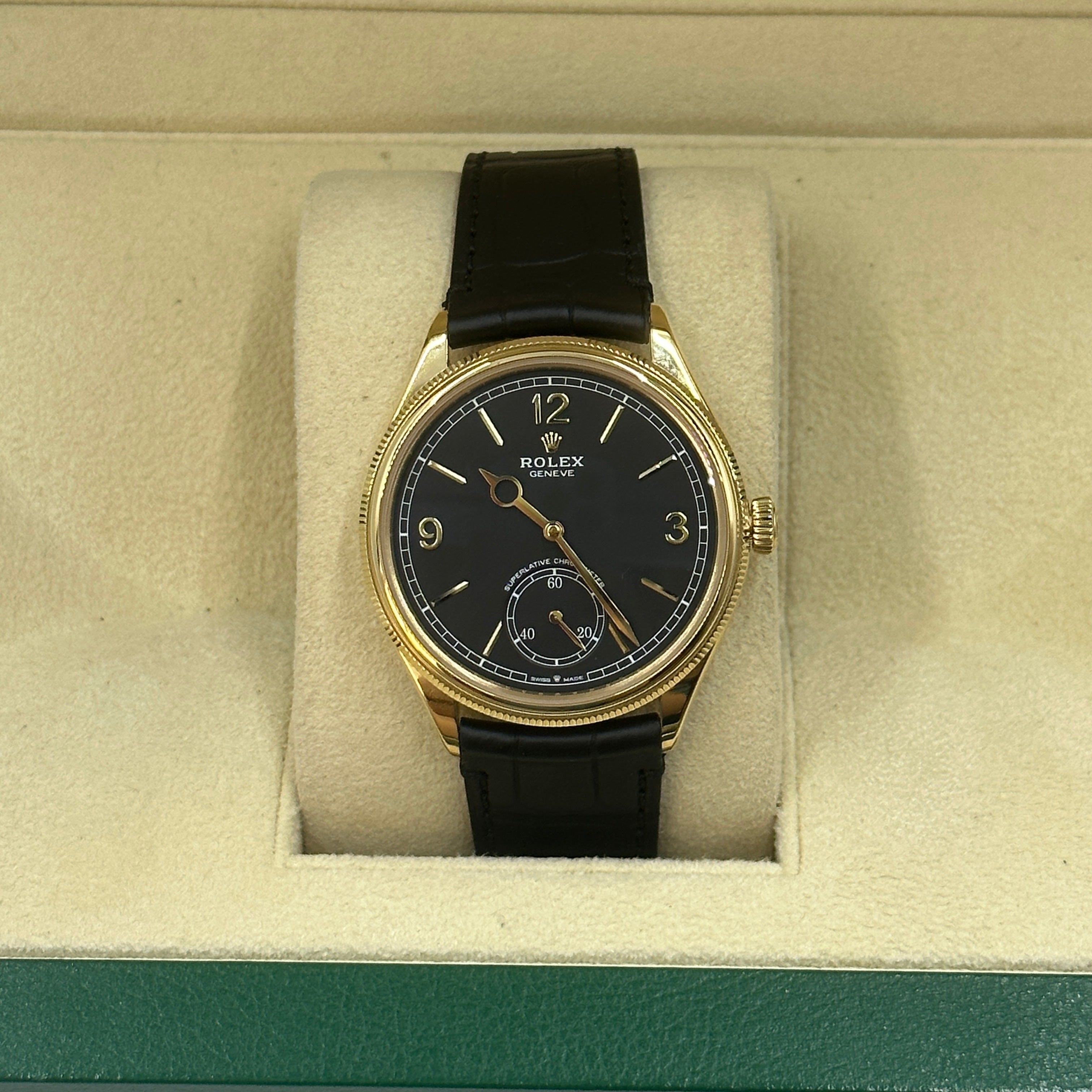 Rolex 1908 39 mm 52508-0002 Schwarz 2025
