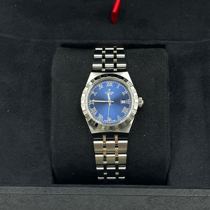 Tudor Tudor Royal 28 mm 28300-0006 Blauer römischer Stahl 2024