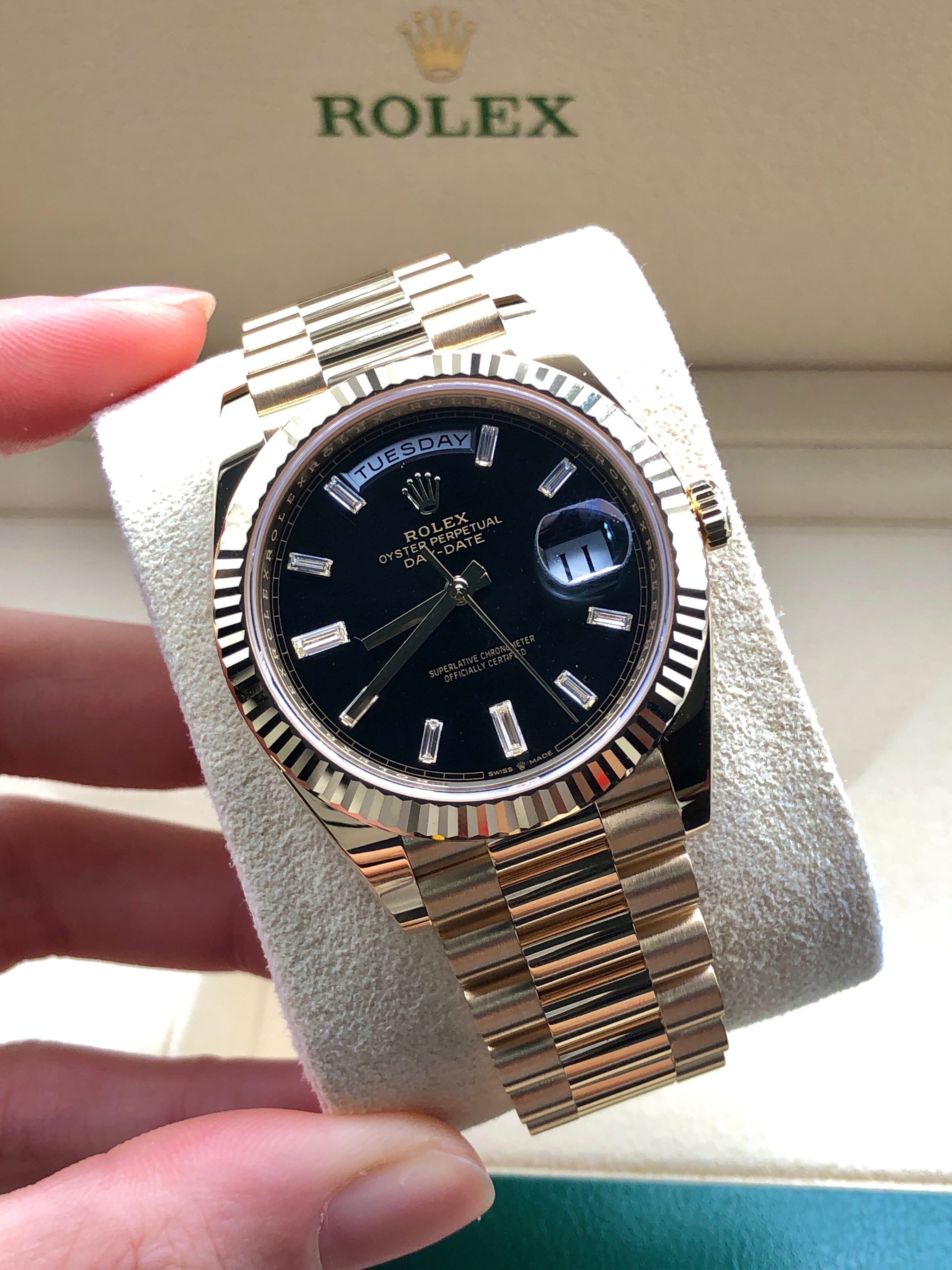 Rolex Day-Date 40 40 mm 228238A Schwarz 2020