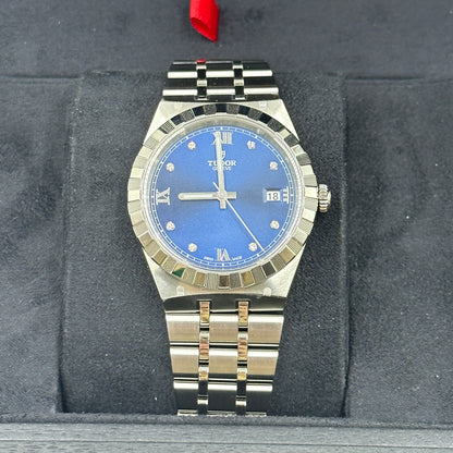 Tudor Tudor Royal 38 mm 28500-0006 Blaue Diamanten Stahl 2024
