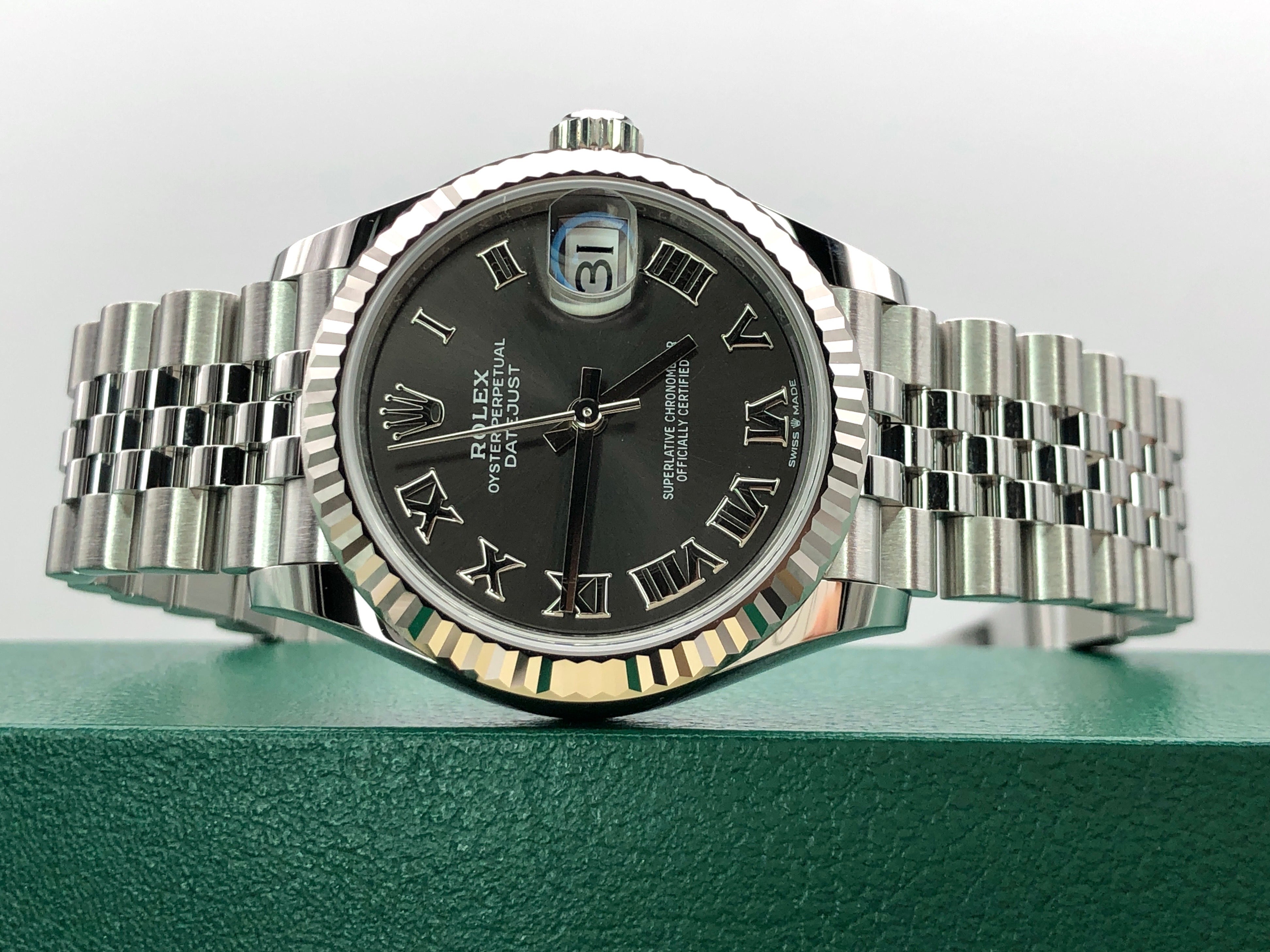 Rolex Datejust 31 278274 Dunkelgraues römisches Jubiläum 2025