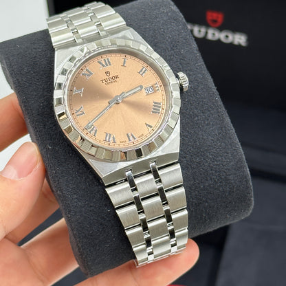 Tudor Tudor Royal 38 mm 28500-0007 Rosa Roman 2023