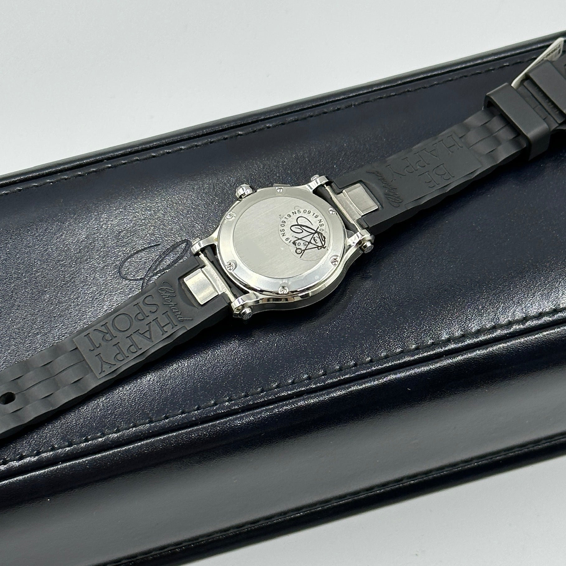 Chopard Happy Sport 30 mm 278590-3003 Weiß mit Diamantbesatz (Lünette aus Edelstahl) 2025