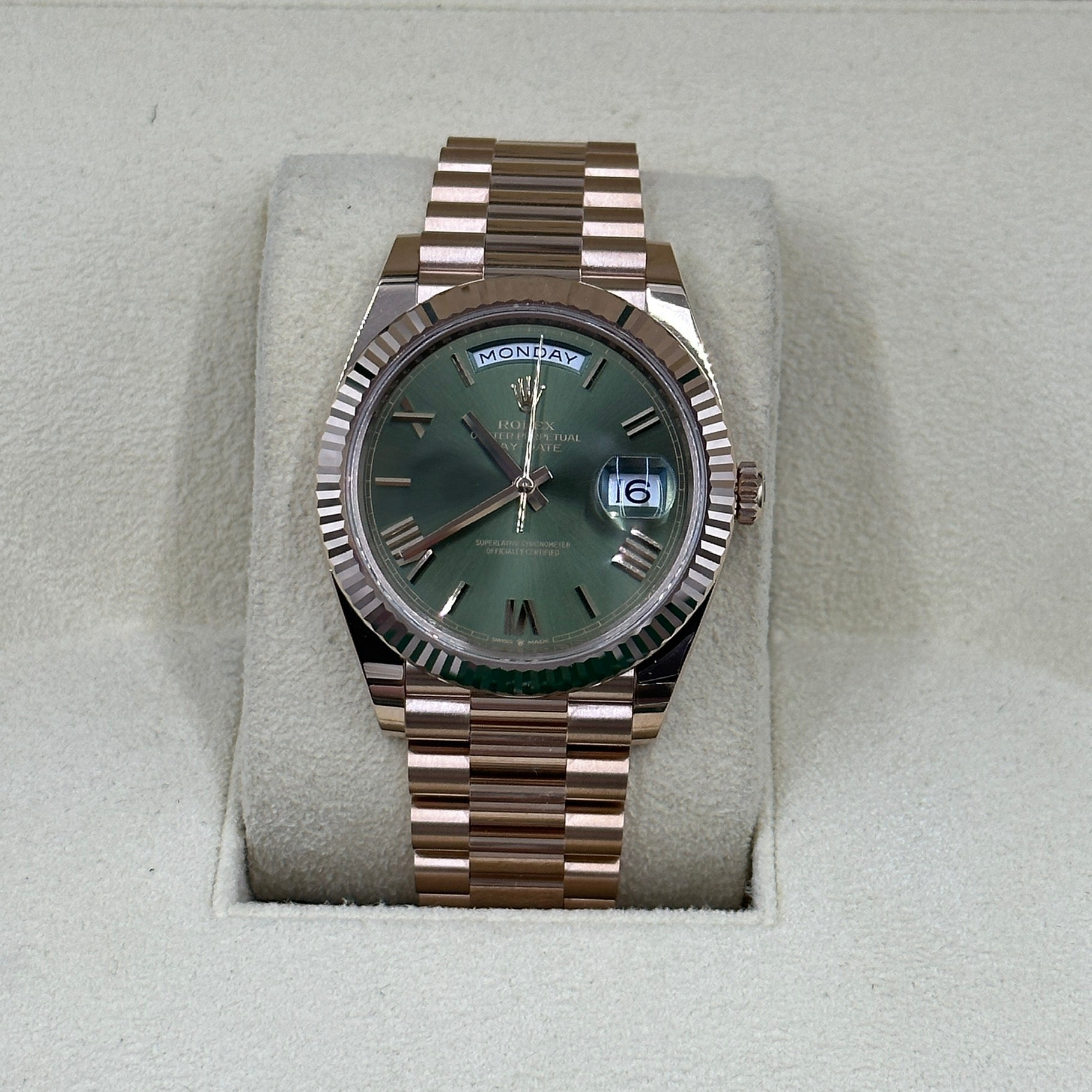 Rolex Day-Date 40 40 mm 228235 Grün Roman 2024