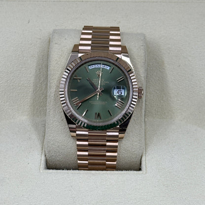 Rolex Day-Date 40 40 mm 228235 Grün Roman 2024
