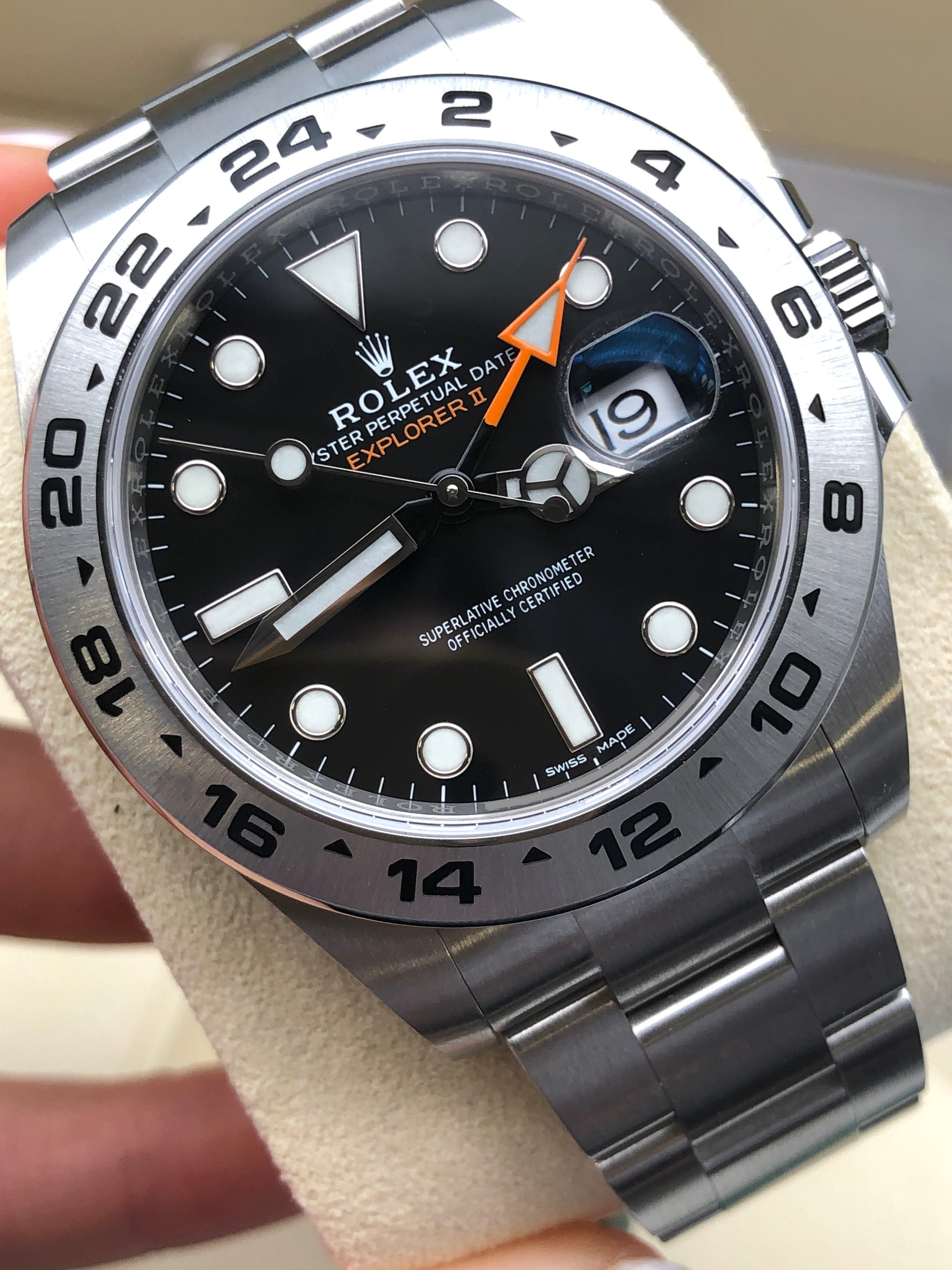 Rolex Explorer II 42 mm 216570 Schwarz 2020