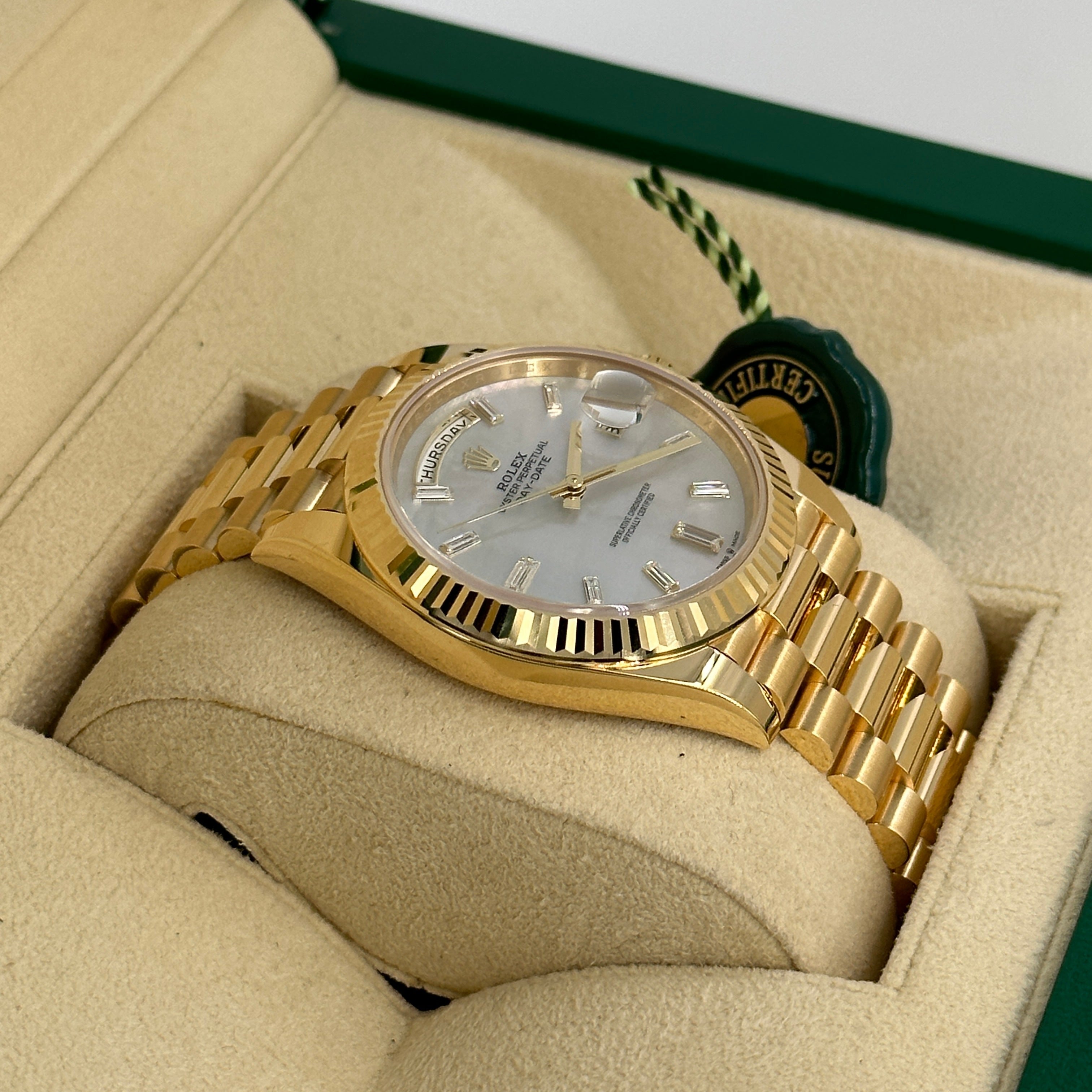 Rolex Day-Date 40 40 mm 228238 Silber Index 2023