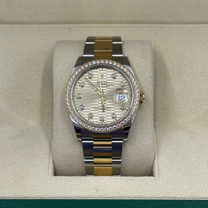 Rolex Datejust 36 126283RBR Champ Fluted Oyster 2024