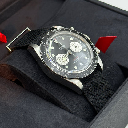 Tudor Black Bay Chrono 41 mm 79360N-0007 Schwarz gewebt 2023
