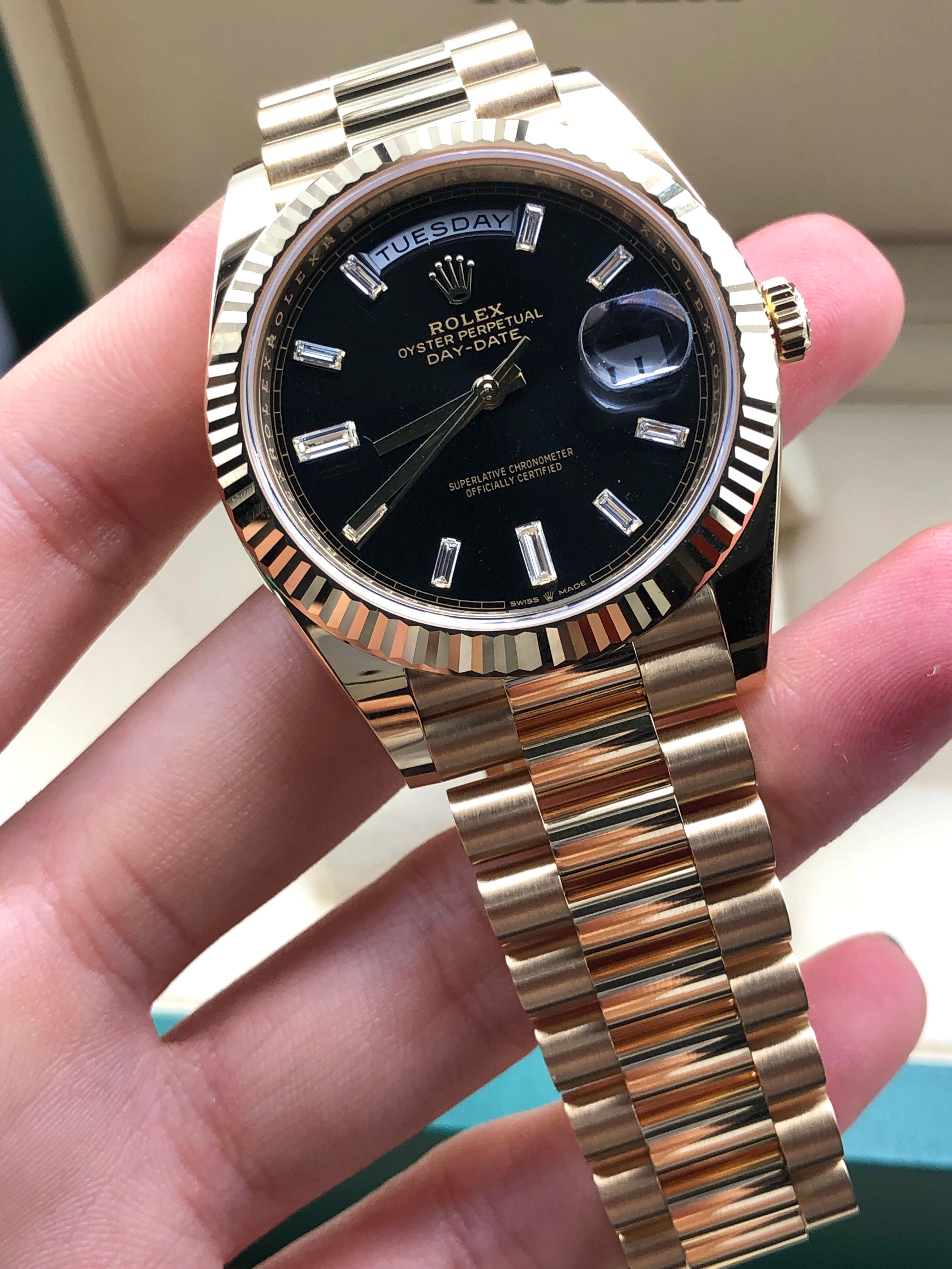 Rolex Day-Date 40MM 228238A Black 2020