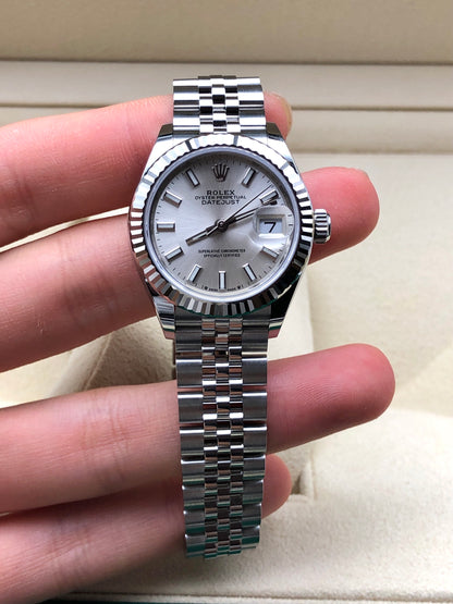 Rolex Lady-Datejust 279174 Silber Index Jubilee 2025