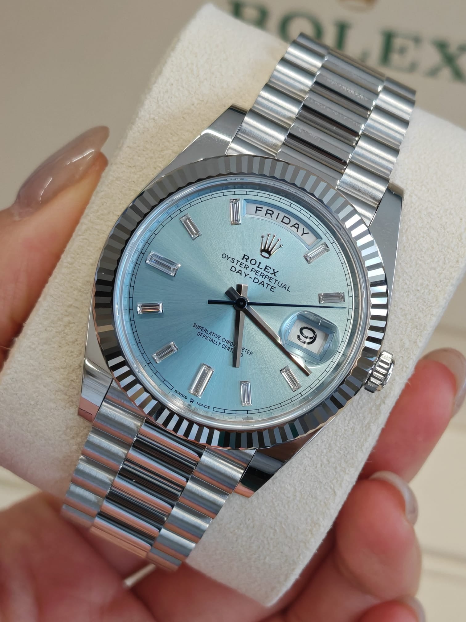 Rolex Day-Date 40 40 mm 228236A Eisblau 2025