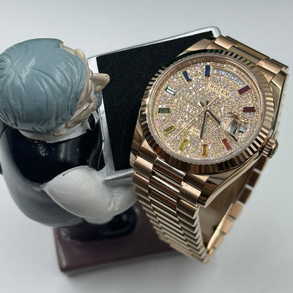 Rolex Day-Date 36 36mm 128235A Pavé 2025