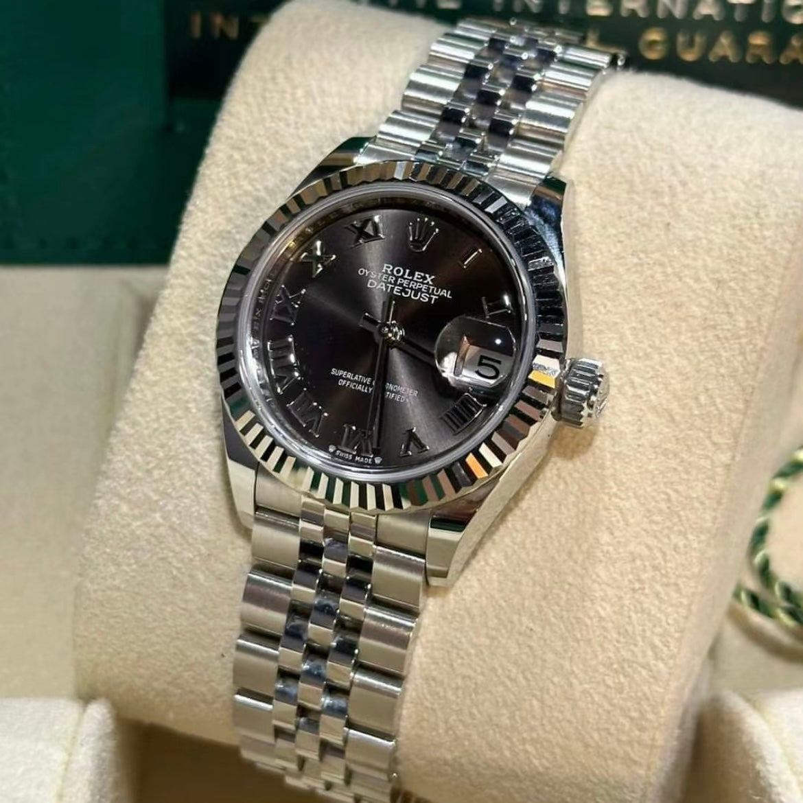 Rolex Lady-Datejust 279174 Grau Roman Oyster 2025